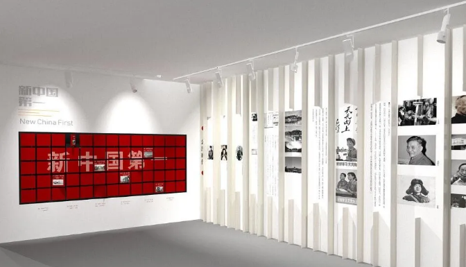 現代簡約風格展館展廳設計效果